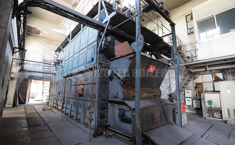 瀝青加熱撬裝鍋爐客戶案例圖片